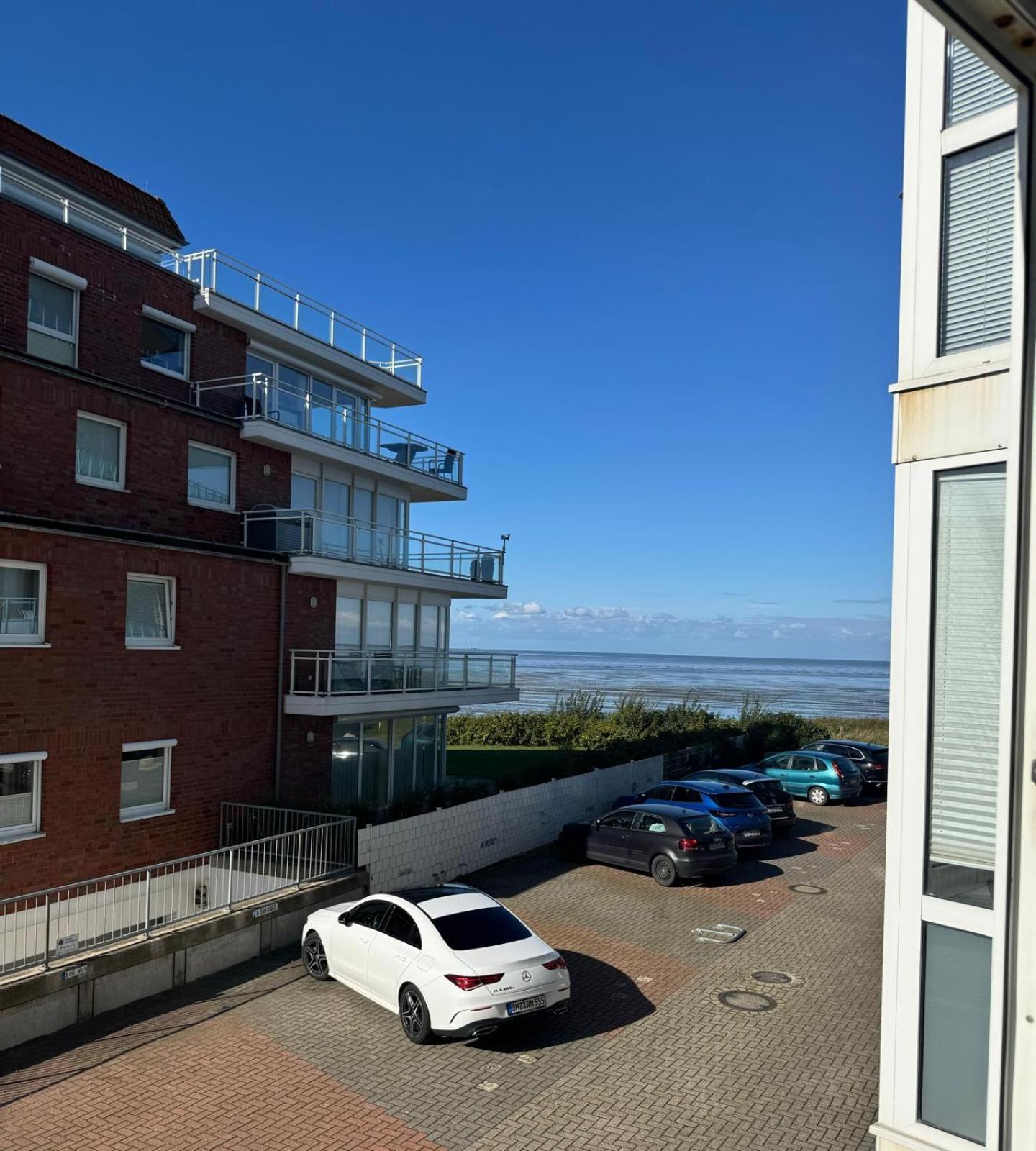 Strandjuwel In Der Seehuette Cuxhaven Duhnen- Exclusive Ferienwohnung Am Strand Mit Meerblick Eksteriør billede
